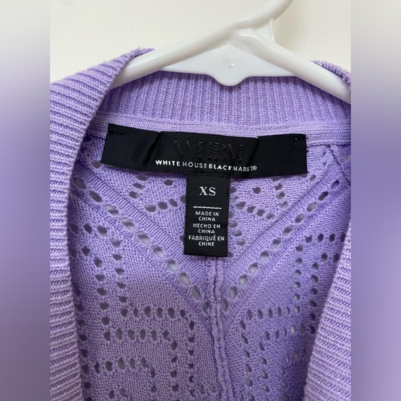 WHBM Lace Stitch Bell Sleeve Sweater - Picture 2 of 9